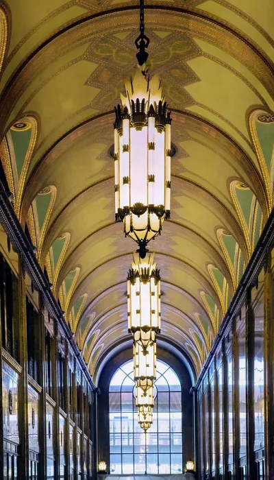 Framed Print : USA, Detroit, Michigan, 1920's Fisher Building, Art Deco Chandeliers, Vaulted Mosaic Lobby Ceiling, National Historic Landmark Framed Print : USA, Detroit, Michigan, 1920's Fisher Building, Art Deco Chandeliers, Vaulted Mosaic Lobby Ceiling, National Historic Landmark