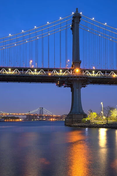 USA, East Coast, New York, Brooklyn, DUMBO, Manhattan Bridge