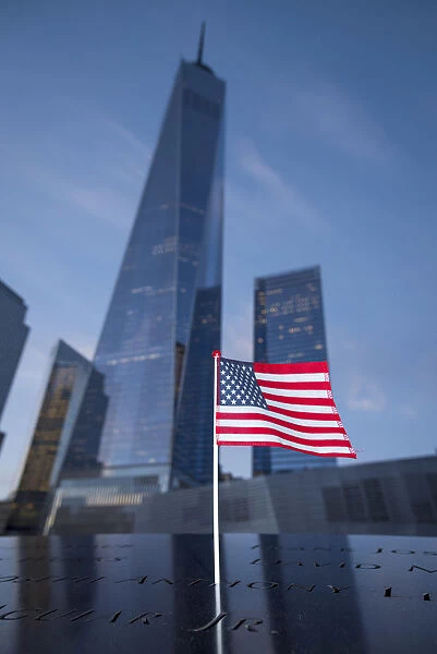 USA, East Coast, New York, Lower Manhattan, One World Trade Center