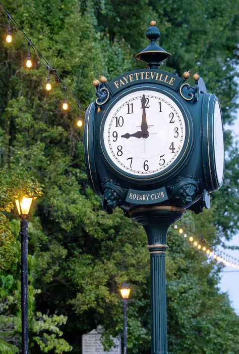 Framed Print : USA, Fayetteville, West Virginia, Early 1900's Town Clock Replica, Downtown Framed Print : USA, Fayetteville, West Virginia, Early 1900's Town Clock Replica, Downtown