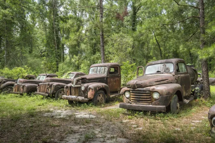 Framed Print : USA, Florida, Crawfordville, Wakulla County, Ford Truck Collection, Big Bend Scenic Byway Framed Print : USA, Florida, Crawfordville, Wakulla County, Ford Truck Collection, Big Bend Scenic Byway
