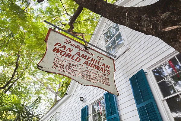 USA, Florida, Florida Keys, Key West, birthplace of Pan American World Airways