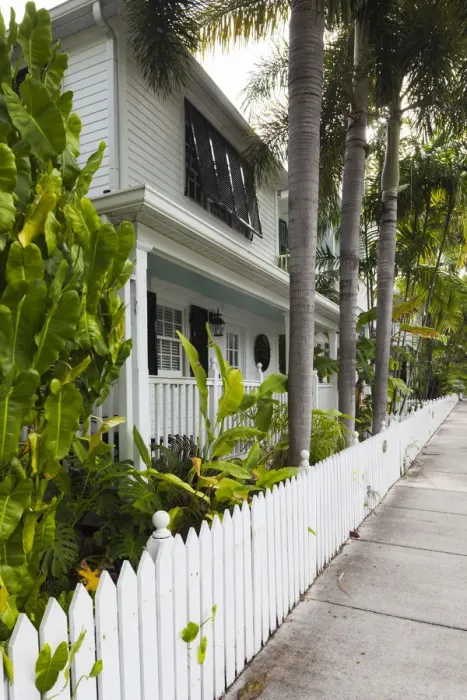 Framed Print : USA, Florida, Florida Keys, Key West, Truman Annex, house detail Framed Print : USA, Florida, Florida Keys, Key West, Truman Annex, house detail