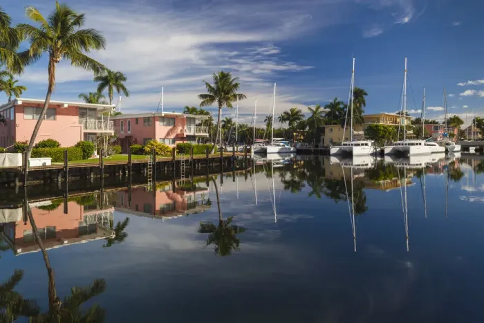 Framed Print : USA, Florida, Fort Lauderdale, yachts along canal off Las Olas Boulevard Framed Print : USA, Florida, Fort Lauderdale, yachts along canal off Las Olas Boulevard