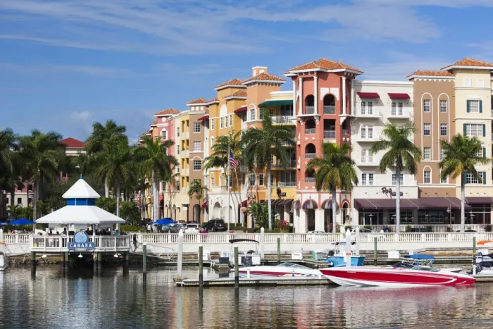 Framed Print : USA, Florida, Gulf Coast, Naples, Bayfront Framed Print : USA, Florida, Gulf Coast, Naples, Bayfront