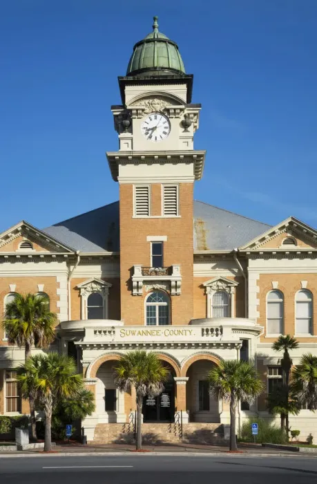Framed Print : USA, Florida, Live Oak, Suwannee County Courthouse, Renaissance Revival Architectural Style Framed Print : USA, Florida, Live Oak, Suwannee County Courthouse, Renaissance Revival Architectural Style