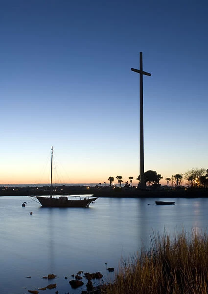 USA, Florida, Matanzas Bay, Saint Augustine, The Great Cross, Mission of Nombre de Dios