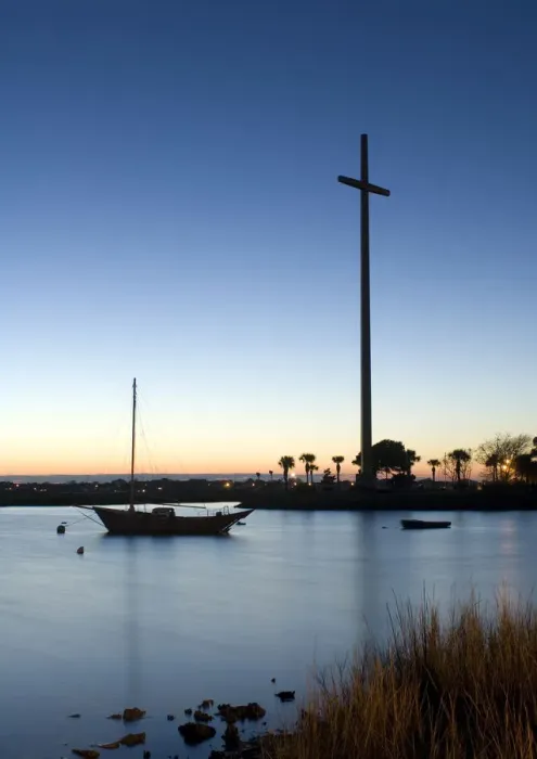 Framed Print : USA, Florida, Matanzas Bay, Saint Augustine, The Great Cross, Mission of Nombre de Dios Framed Print : USA, Florida, Matanzas Bay, Saint Augustine, The Great Cross, Mission of Nombre de Dios