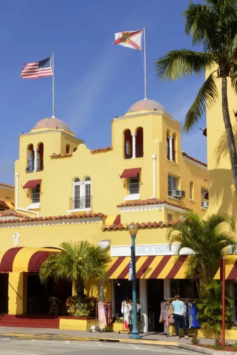 Framed Print : USA, Florida, Palm Beach County, Delray Beach, The Colony Hotel Framed Print : USA, Florida, Palm Beach County, Delray Beach, The Colony Hotel