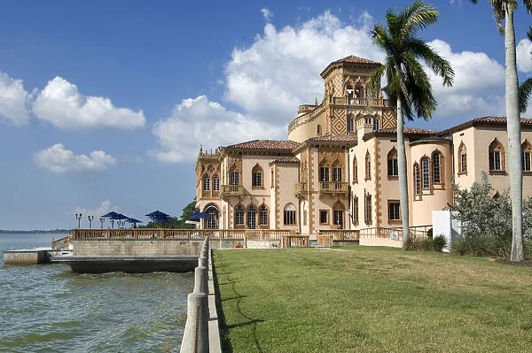 USA, Florida, Sarasota, Ca`d Zan, Mansion of John and Mable Ringling, Venetian Gothic