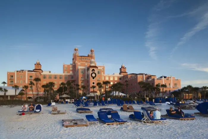 Framed Print : USA, Florida, St. Petersburg Beach, Don Cesar resort hotel