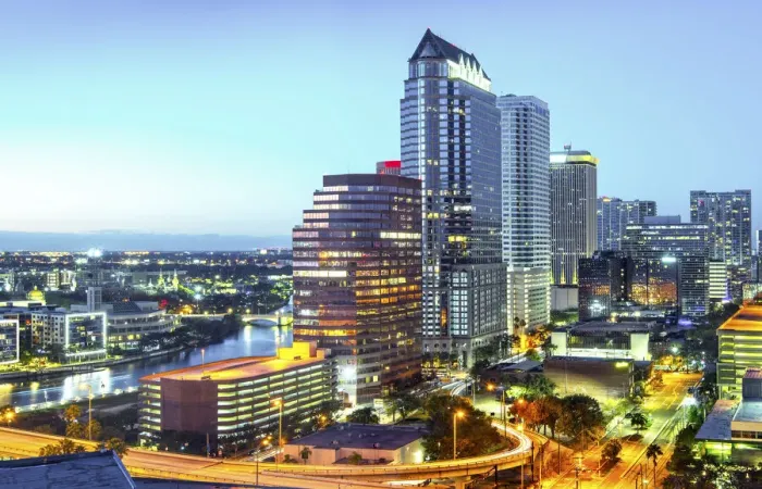 Framed Print : USA, Florida, Tampa, Downtown, Skyline, Hillsborough River Framed Print : USA, Florida, Tampa, Downtown, Skyline, Hillsborough River