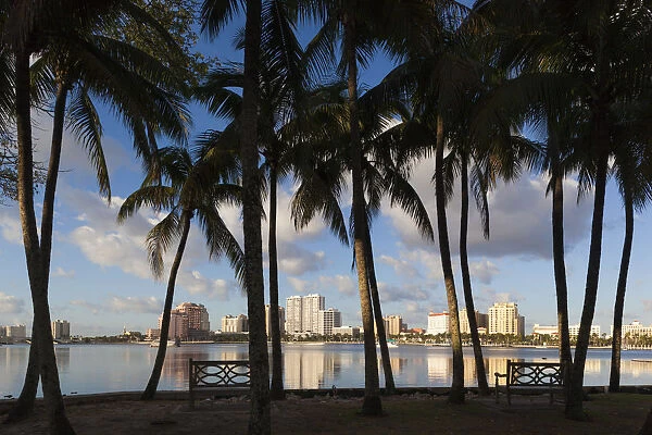 USA, Florida, West Palm Beach, city view