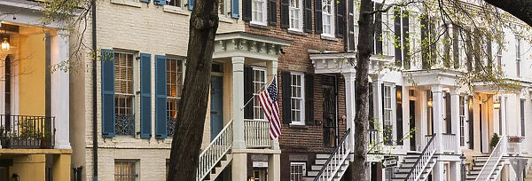 USA, Georgia, Savannah, House in the Historic district