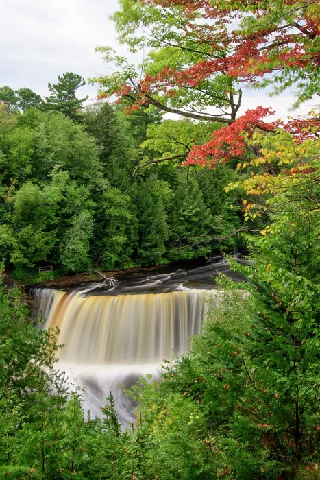 Framed Print : USA, Great Lakes, Upper Peninsula, Michigan, Tahquamenon Falls, State Park Framed Print : USA, Great Lakes, Upper Peninsula, Michigan, Tahquamenon Falls, State Park