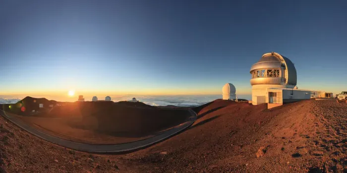 Framed Print : USA, Hawaii, The Big Island, Mauna Kea Observatory (4200m)