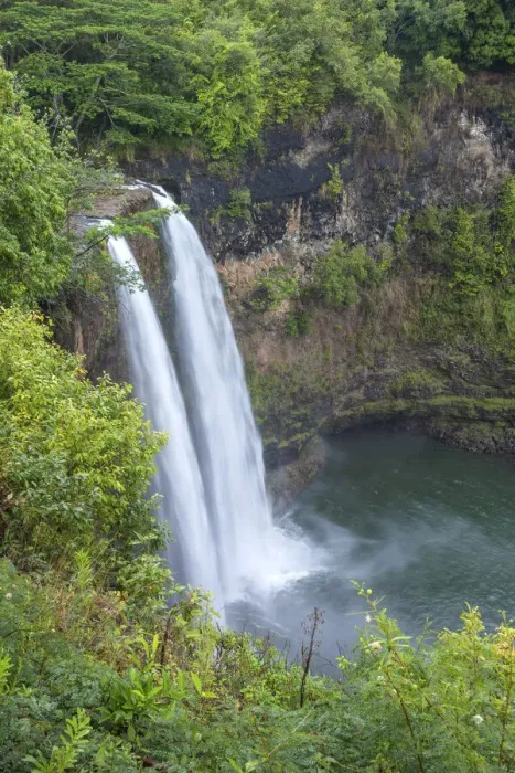 Framed Print : USA, Hawaii, Kauai, Wailua Falls