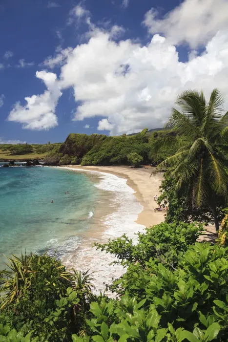 Framed Print : USA, Hawaii, Maui, Road to Hana, coastal landscape near Keanae Peninsula