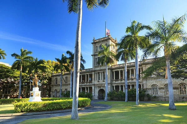 USA, Hawaii, Oahu, Honolulu, Historic Iolani Royal Palace