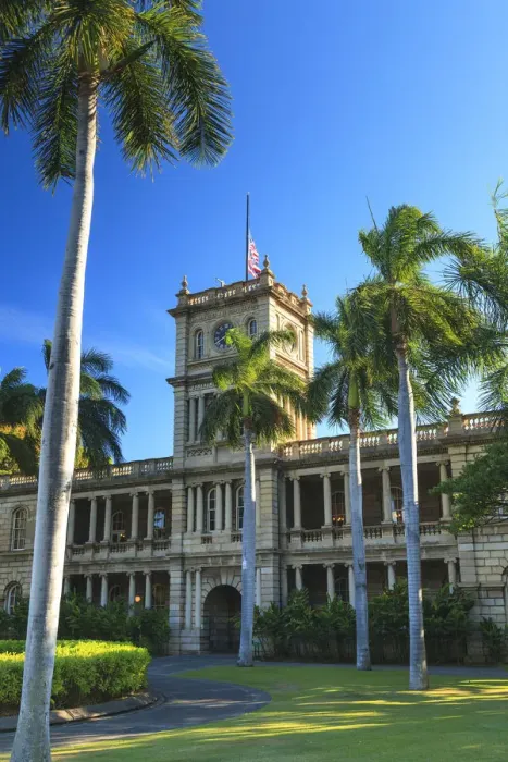 Framed Print : USA, Hawaii, Oahu, Honolulu, Historic Iolani Royal Palace Framed Print : USA, Hawaii, Oahu, Honolulu, Historic Iolani Royal Palace
