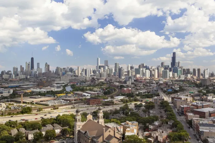 Framed Print : USA, Illinois, Chicago, City Skyline Framed Print : USA, Illinois, Chicago, City Skyline