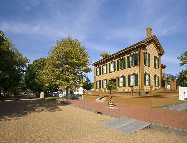USA, Illinois, Springfield, Lincoln Home National Historic Site, Lincolns Home
