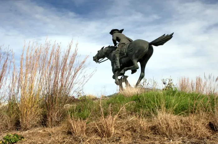 Framed Print : USA, Kansas, Marysville, Pony Express Rider Statue, First Home Station Of The Pony Framed Print : USA, Kansas, Marysville, Pony Express Rider Statue, First Home Station Of The Pony