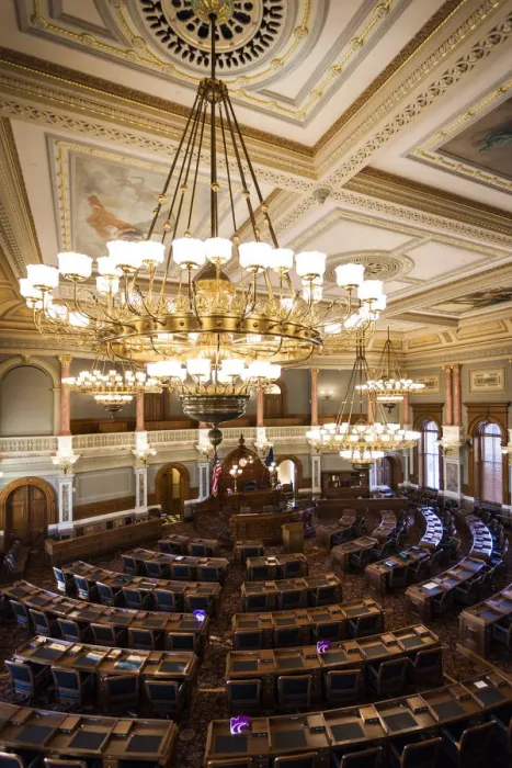 Framed Print : USA, Kansas, Topeka, Kansas State Capital, Chamber of the State House of Representatives Framed Print : USA, Kansas, Topeka, Kansas State Capital, Chamber of the State House of Representatives