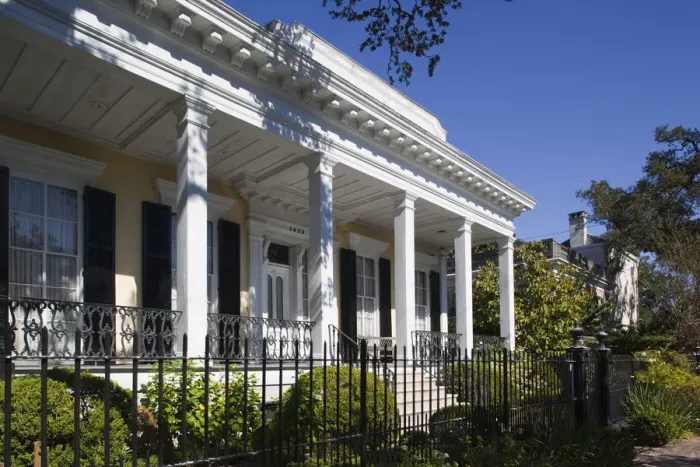 Framed Print : USA, Louisiana, New Orleans, Garden District, Adams-Jones House, Garden District Mansion Framed Print : USA, Louisiana, New Orleans, Garden District, Adams-Jones House, Garden District Mansion