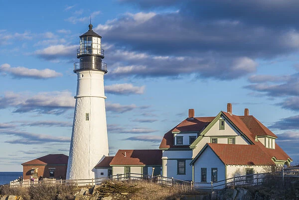 USA, Maine, Cape Elizabeth, Portland Head Light lighthouse