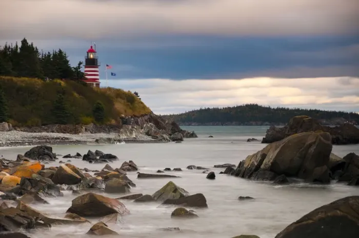 Framed Print : USA, Maine, Lubec, West Quoddy Lighthouse Framed Print : USA, Maine, Lubec, West Quoddy Lighthouse