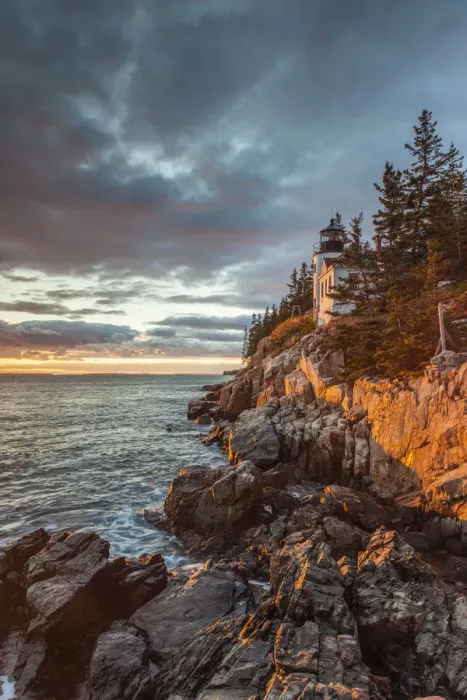 Framed Print : USA, Maine, Mt. Desert Island, Acadia National Park, Bass Harbor, Bass Harbor Head Framed Print : USA, Maine, Mt. Desert Island, Acadia National Park, Bass Harbor, Bass Harbor Head