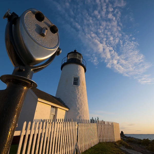 USA, Maine, Pemaquid Peninsular, Pemaquid Point Lighthouse
