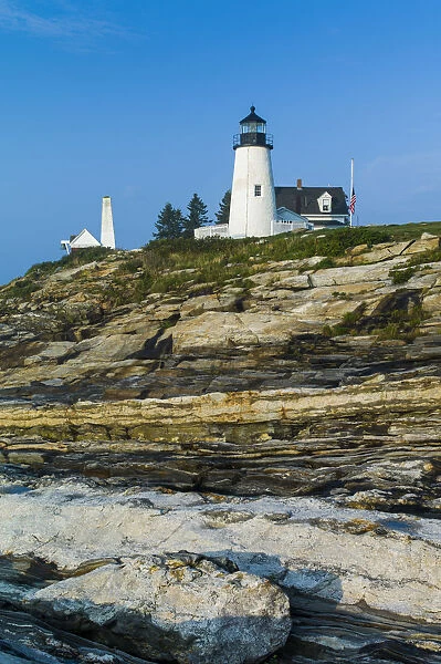 USA, Maine, Pemaquid Point, Pemmaquid Point Lighthouse