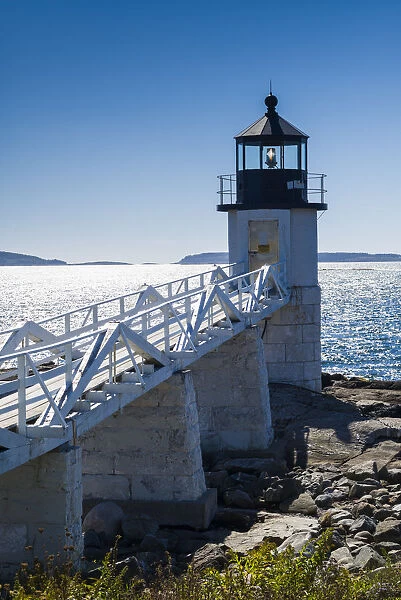 USA, Maine, Port Clyde, Marshall Point Lighthouse