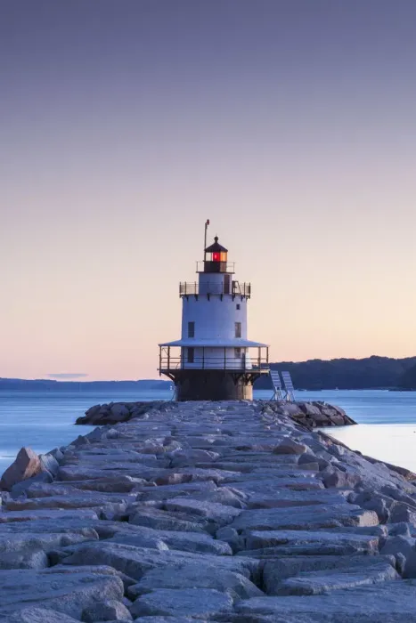 Framed Print : USA, Maine, Portland, Spring Point Ledge Lighthouse, dawn Framed Print : USA, Maine, Portland, Spring Point Ledge Lighthouse, dawn