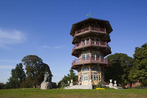 USA, Maryland, Baltimore, Patterson Park, Star Spangled Banner Tower-Pagoda