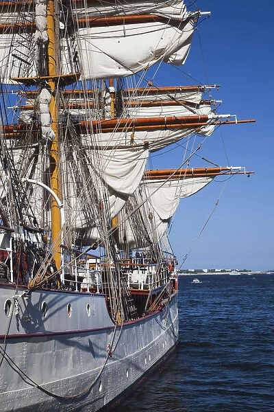 USA, Massachusetts, Boston, Sail Boston Tall Ships Festival, Dutch barque Europa