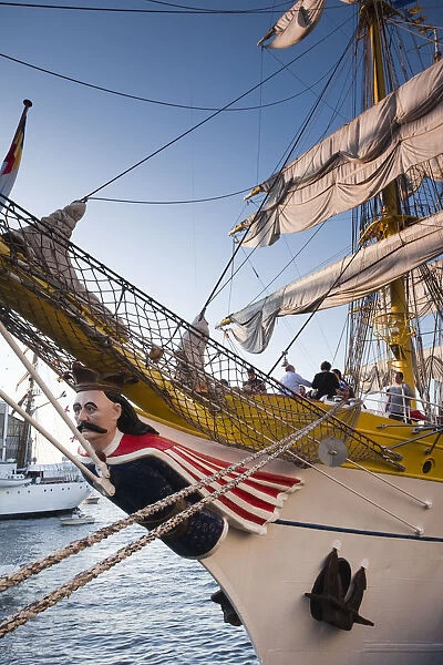 USA, Massachusetts, Boston, Sail Boston Tall Ships Festival, Romanian tall ship, Mircea