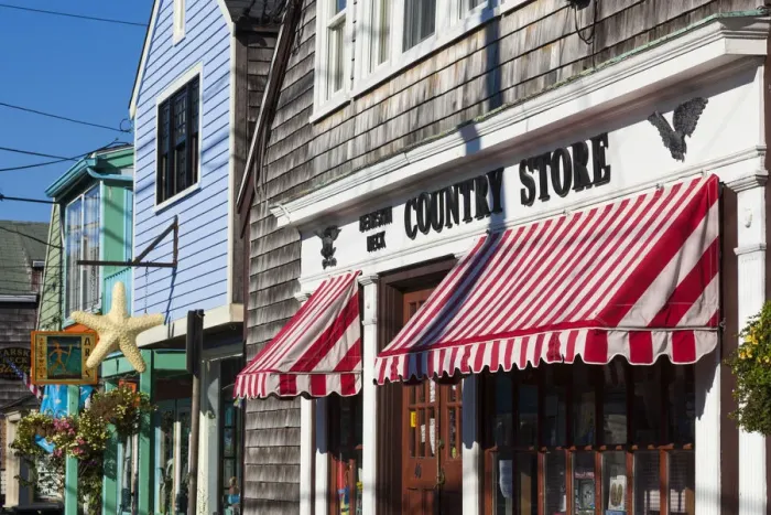Framed Print : USA, Massachusetts, Cape Ann, Rockport, Bearskin Neck shops Framed Print : USA, Massachusetts, Cape Ann, Rockport, Bearskin Neck shops