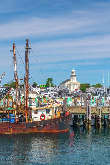 Framed Print : USA, Massachusetts, Cape Cod, Outer Cape, Provincetown, Provincetown Wharf, MacMillan Pier and Provincetown Public Library Framed Print : USA, Massachusetts, Cape Cod, Outer Cape, Provincetown, Provincetown Wharf, MacMillan Pier and Provincetown Public Library