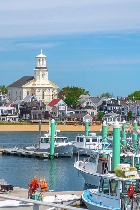 Framed Print : USA, Massachusetts, Cape Cod, Outer Cape, Provincetown, Provincetown Wharf, MacMillan Pier and Provincetown Public Library Framed Print : USA, Massachusetts, Cape Cod, Outer Cape, Provincetown, Provincetown Wharf, MacMillan Pier and Provincetown Public Library