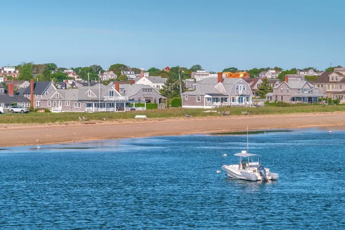 Framed Print : USA, Massachusetts, Nantucket, Nantucket Town