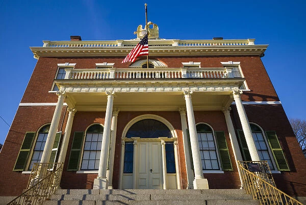 USA, Massachusetts, Salem, Salem Custom House, detail
