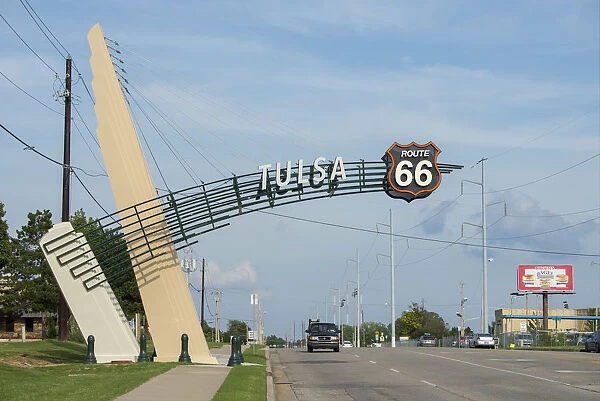 USA, Midwest, Oklahoma, Route 66, Tulsa