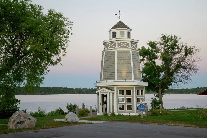 Framed Print : USA, Minnesota, Walker, Leech Lake, Walker Bay, Lighthouse Framed Print : USA, Minnesota, Walker, Leech Lake, Walker Bay, Lighthouse