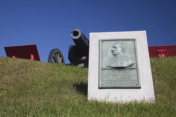USA, Mississippi, Vicksburg, Riverfront Park, US Civil War battle monument