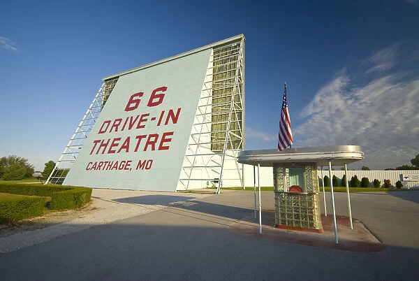 USA, Missouri, Route 66, Carthage, Drive-in Cinema