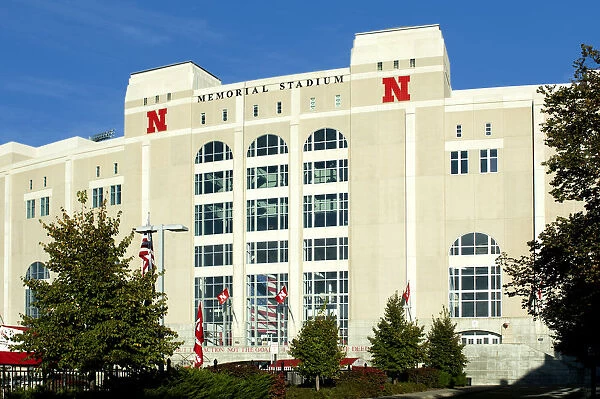 USA, Nebraska, Lincoln, Memorial Stadium, Football Stadium, The University Of USA