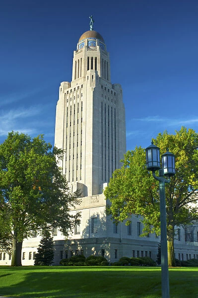 USA, Nebraska, Lincoln, State Capitol Building, Nicknamed The Prairie Penis